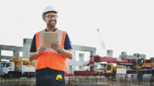 Construction Worker Planning Contractor Developer Concept